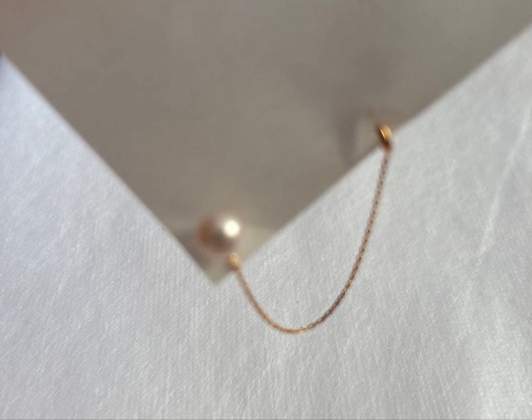 未使用 Sweet Pea パール ピアスカフス イヤカフ K18 YG