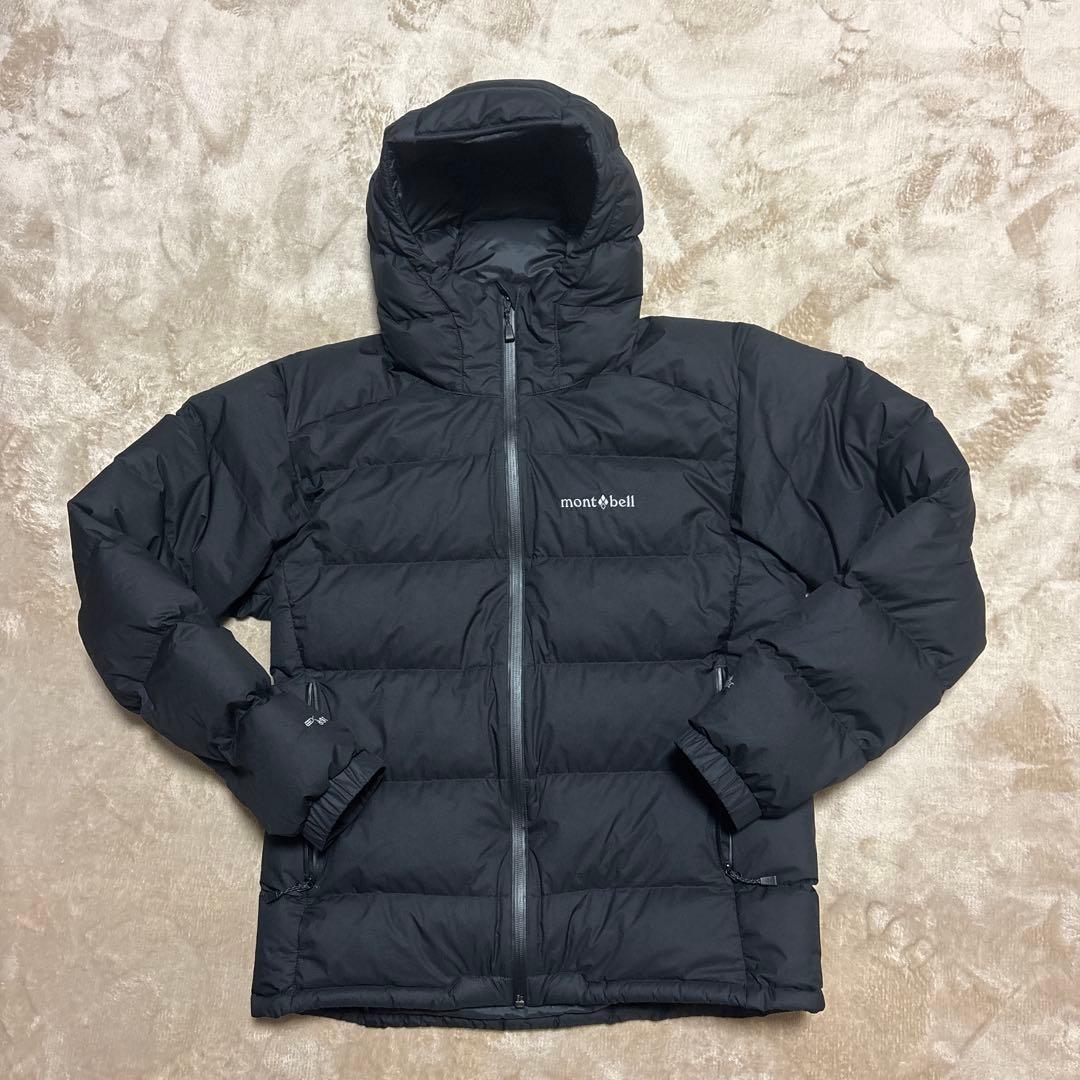 《極美品》mont-bellパーマフロストライトダウンパーカ再新モデルブラックM