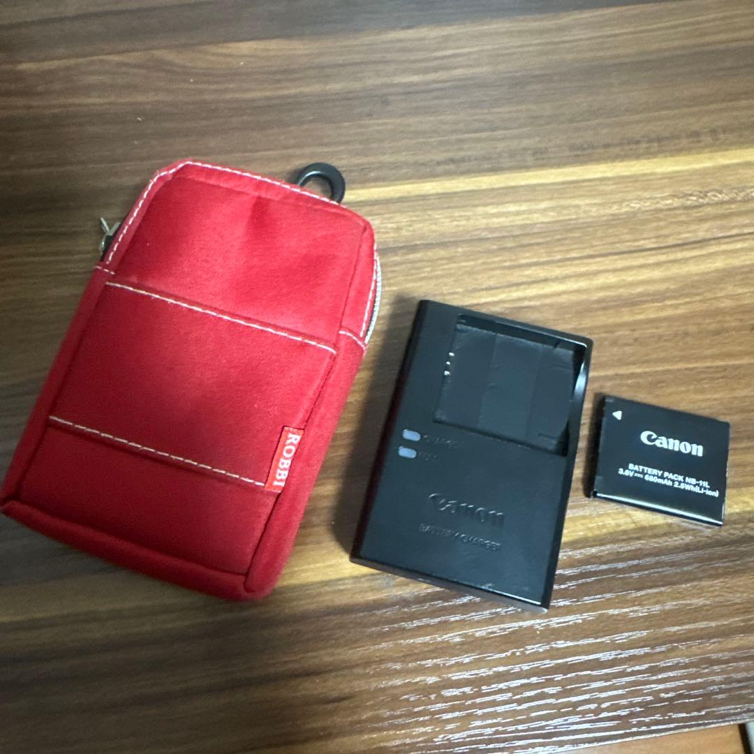 【極美品】Canon キャノン IXY180 イクシー レッド デジカメ 赤