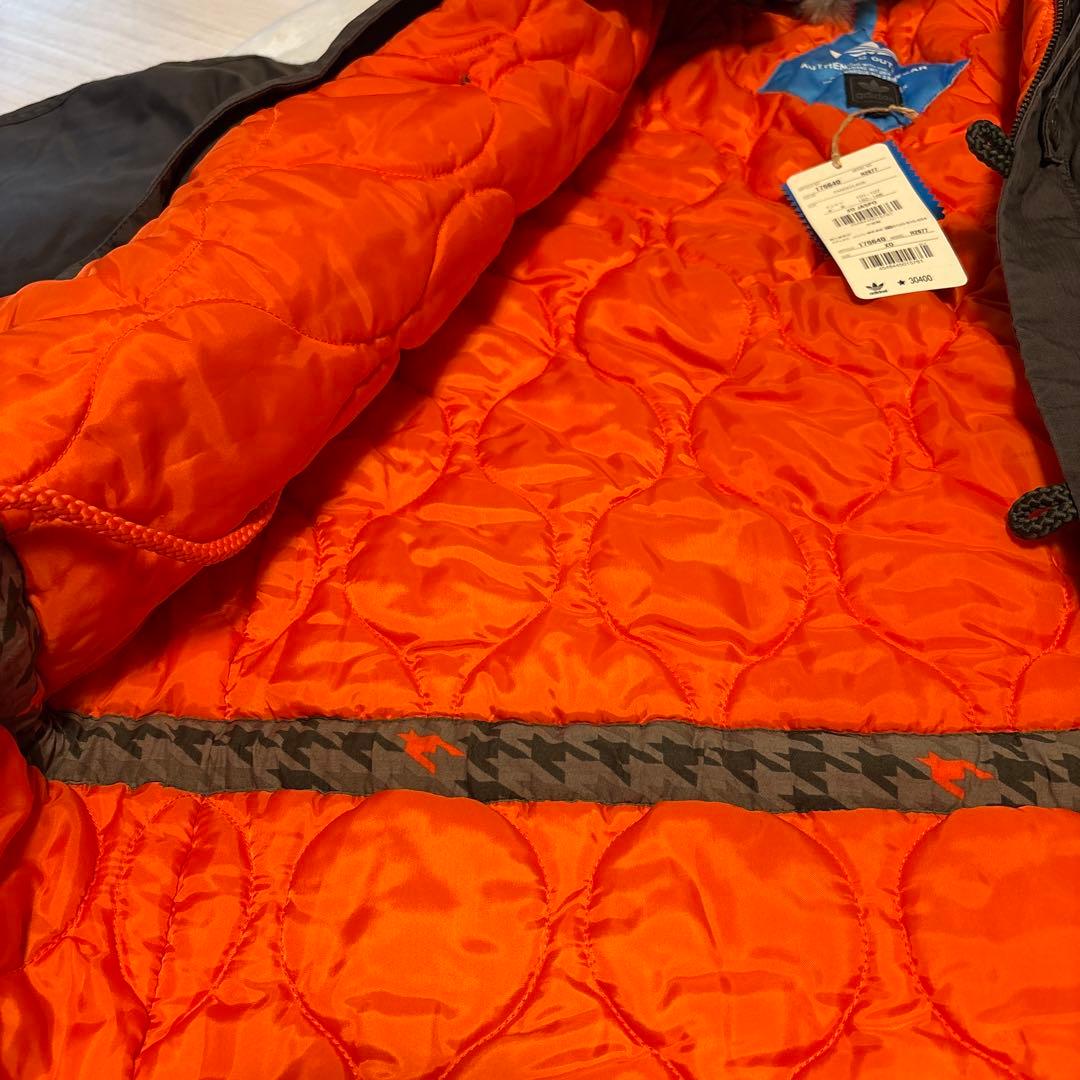 【新品未使用】　adidas 中綿 モッズコート カーキXL
