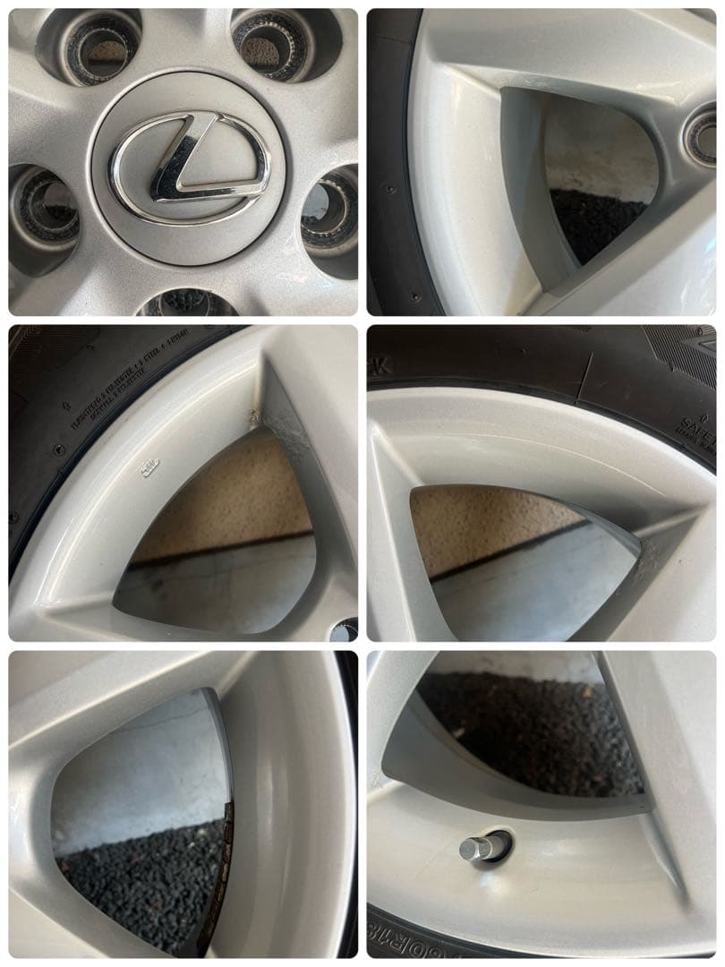 レクサス 初期 RX 18インチ タイヤつきホイール スタッドレス ブリヂストン