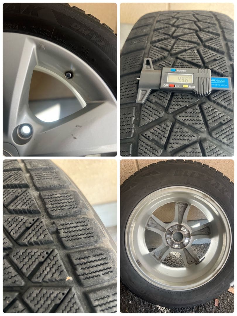 レクサス 初期 RX 18インチ タイヤつきホイール スタッドレス ブリヂストン