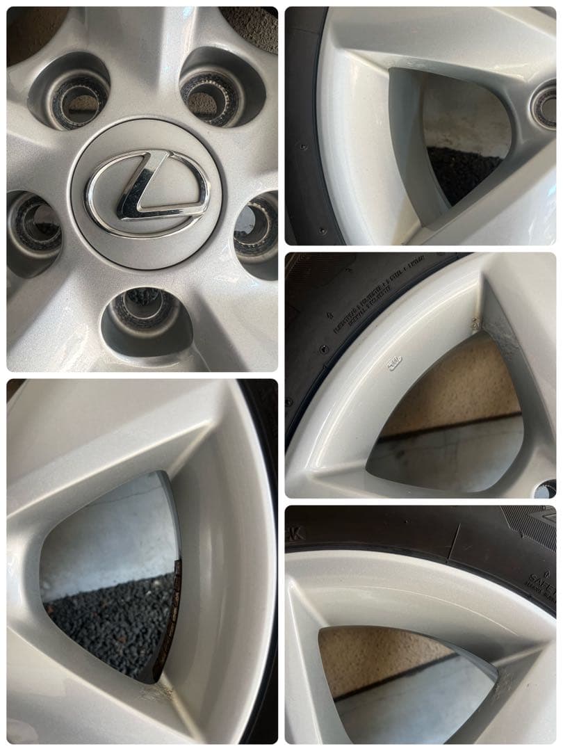 レクサス 初期 RX 18インチ タイヤつきホイール スタッドレス ブリヂストン