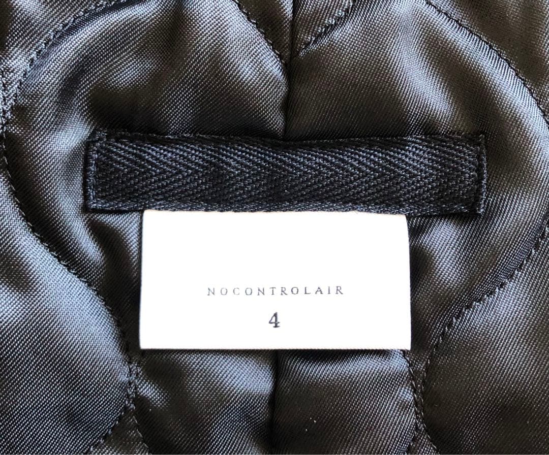 NO CONTROL AIR ￼ ポリエステルストレッチウェザーオーバーコート