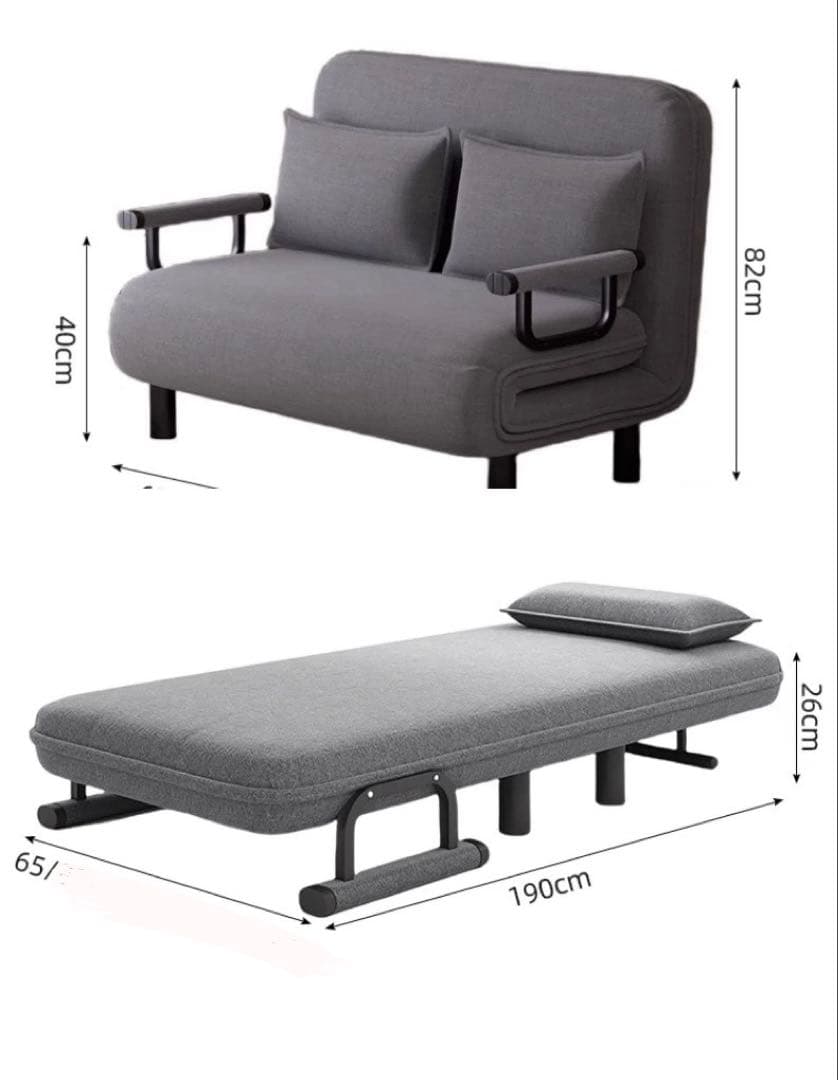 2脚セット　一人用ソファ　ライトグリーン ソファベッド