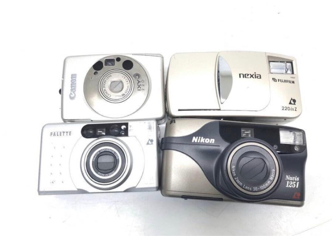 コンパクトフィルムカメラセット シルバー