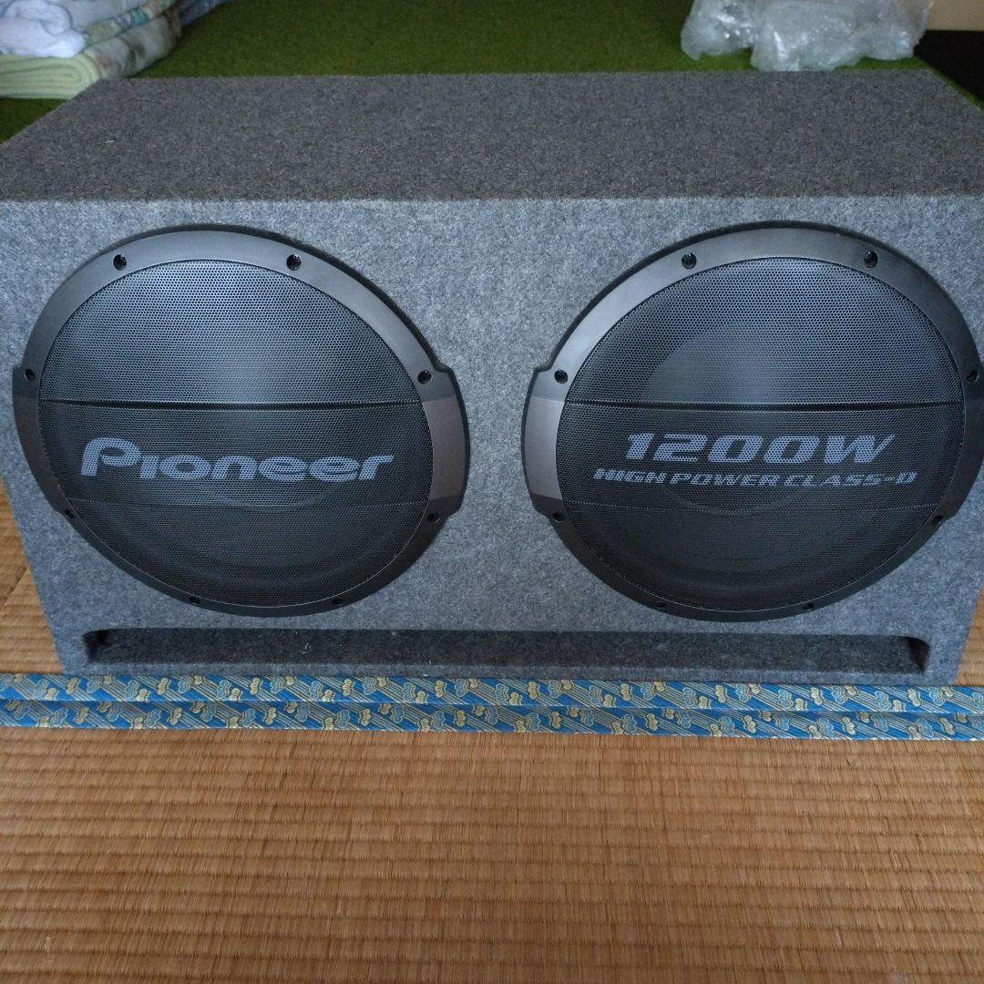 パイオニア サブウーファー TS-WX1220AHとRCAコード 【本体のみ】