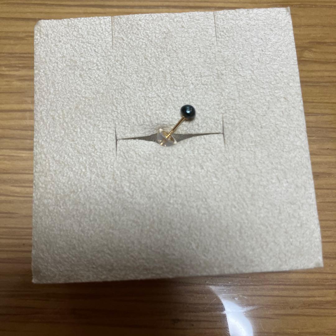 shinkai ブラックパールピアス 片耳用