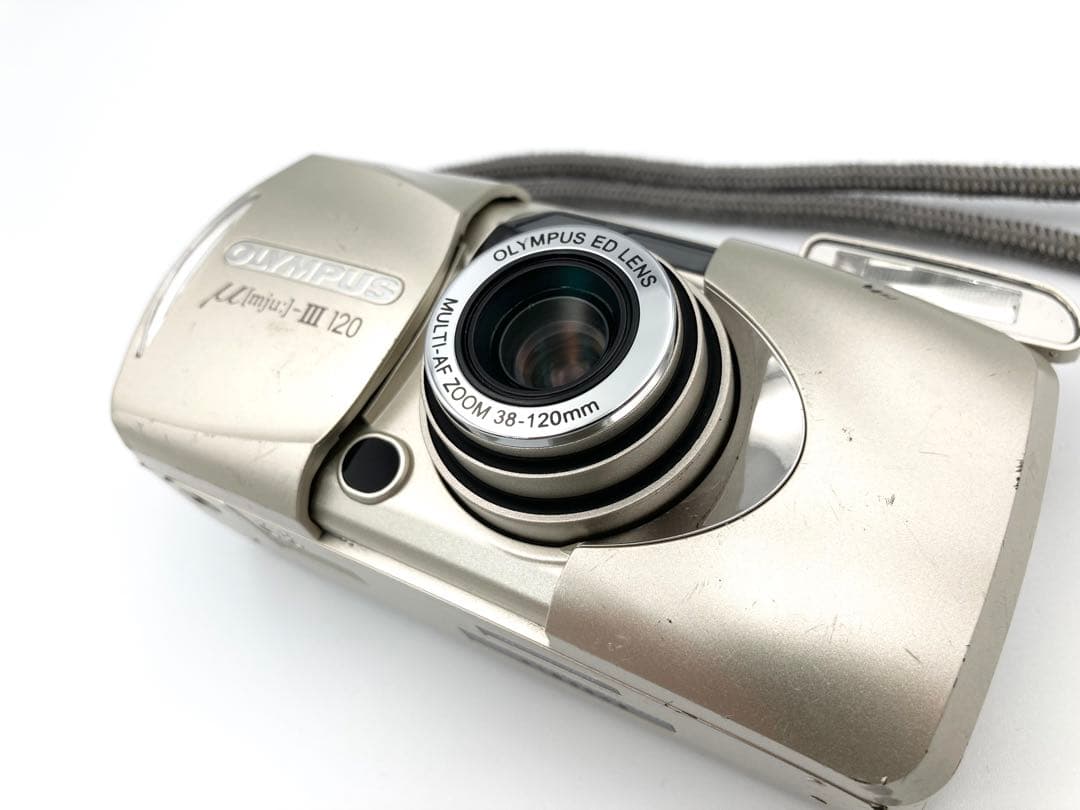 【動作】OLYMPUS μ-Ⅲ 120　コンパクトカメラ　動作確認済み　C33