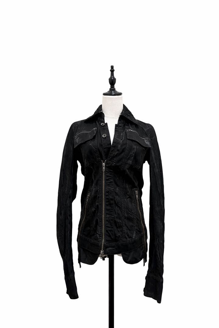 極美品 LGB コーティング デニム ジャケット