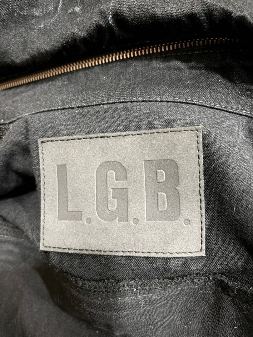 極美品 LGB コーティング デニム ジャケット
