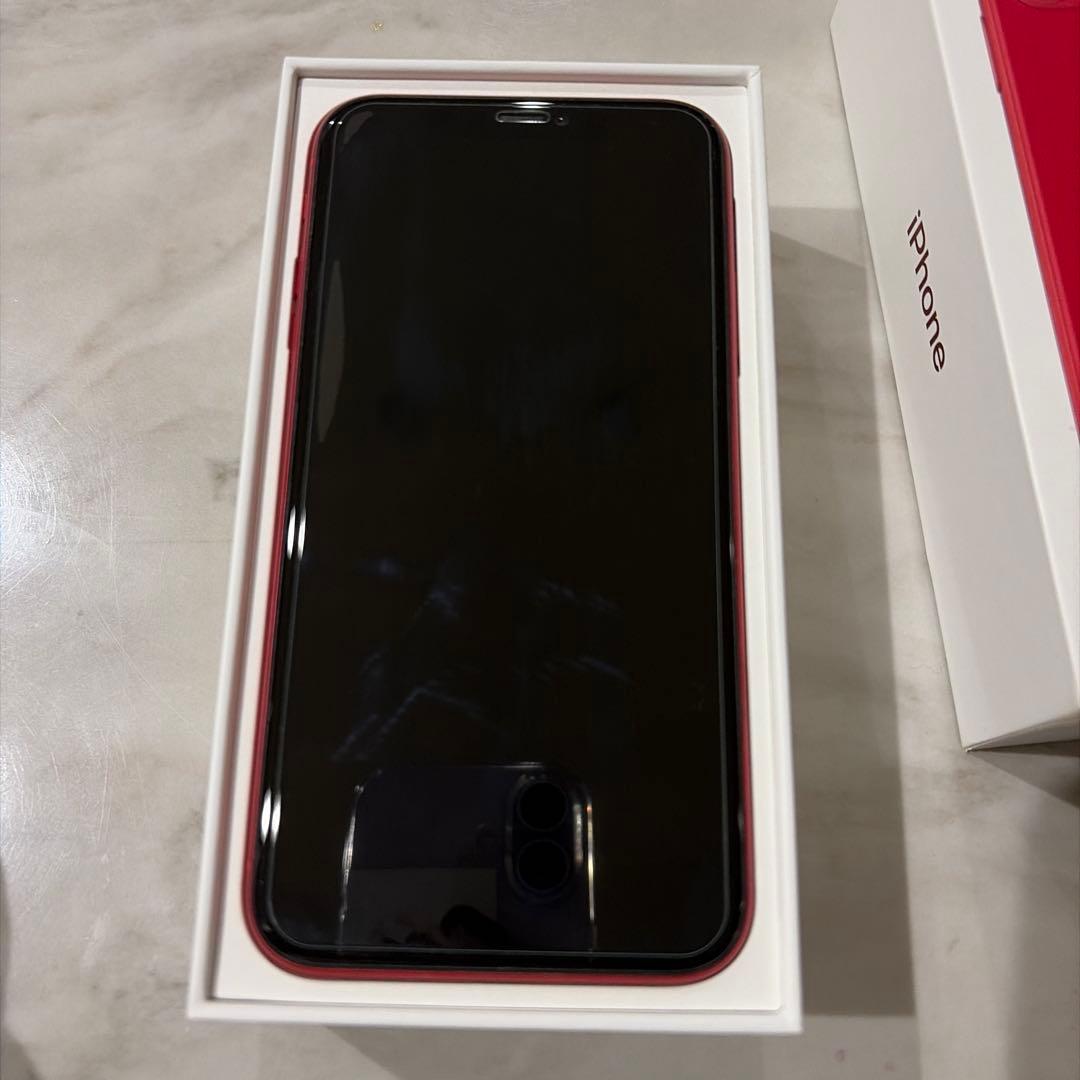 iPhone11 256g レッド　美品