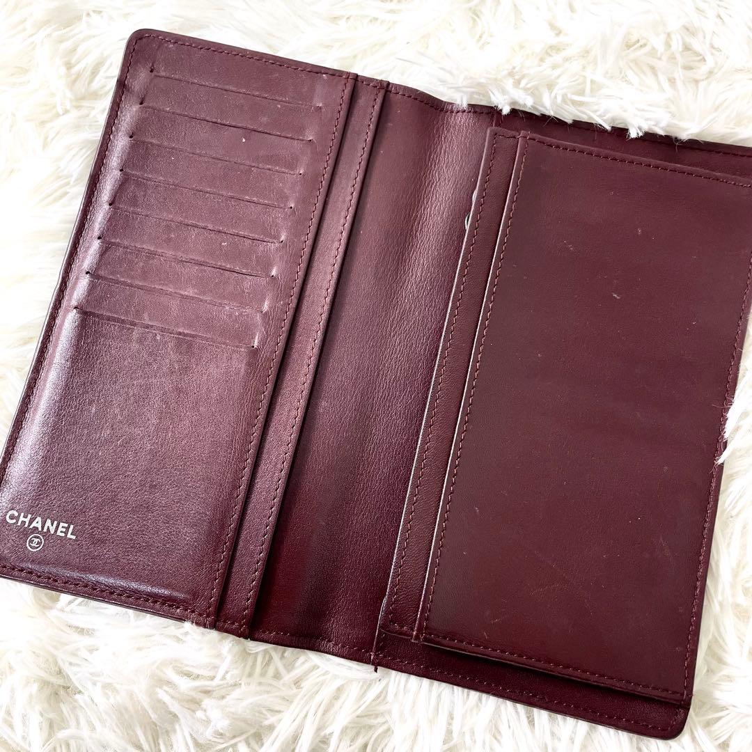 シャネル　CHANELピコローレ　 長財布　二つ折り財布　ココマーク　ブラック