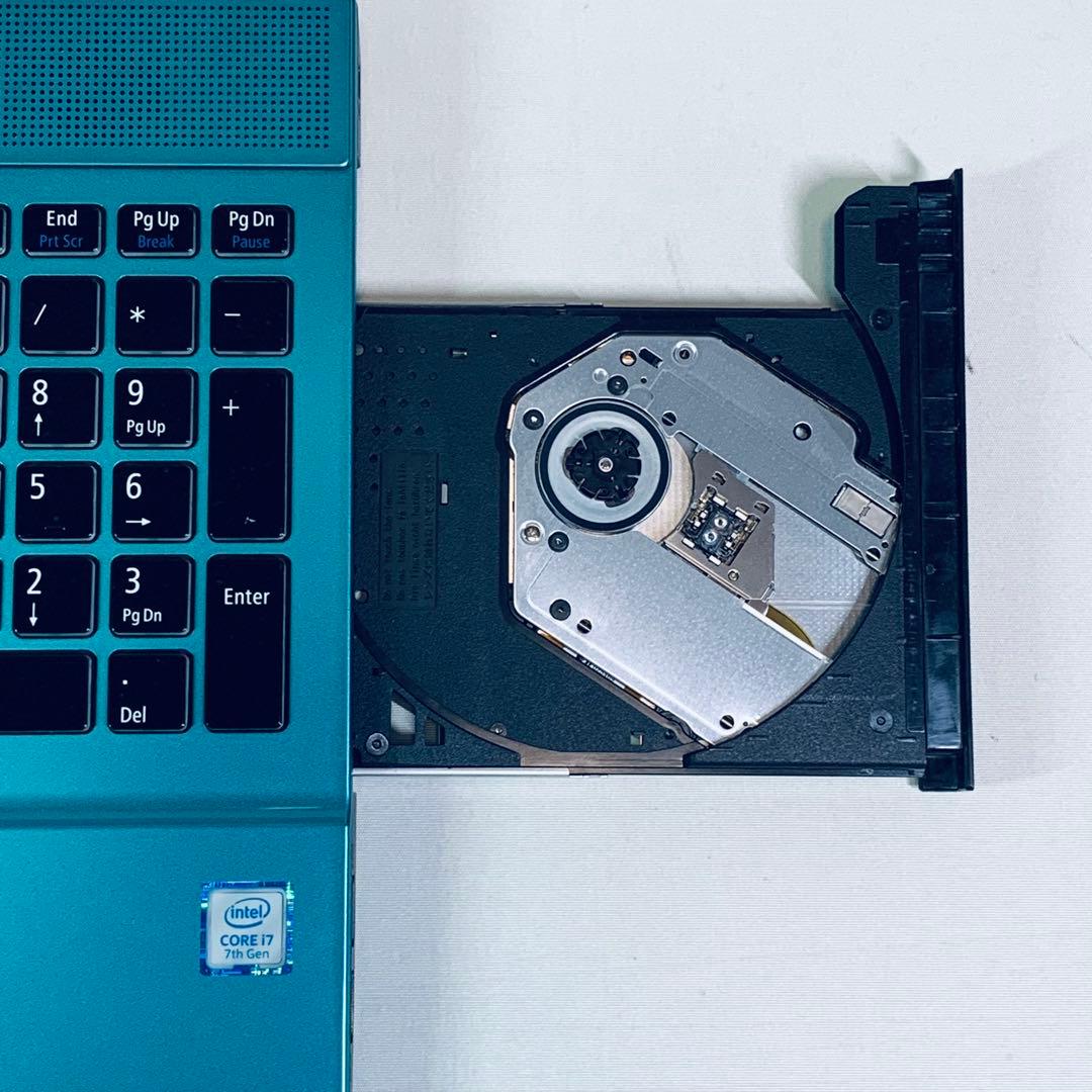 Core i7✨7世代✨SSD2TB✨32GB✨NEC✨グリーン✨ノートパソコン