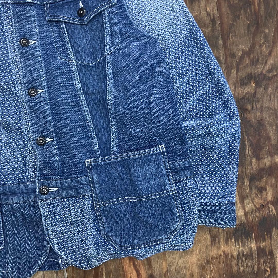 FDMTL 刺子 パッチワーク カバーオール ジャケット 日本製 野良着 新品