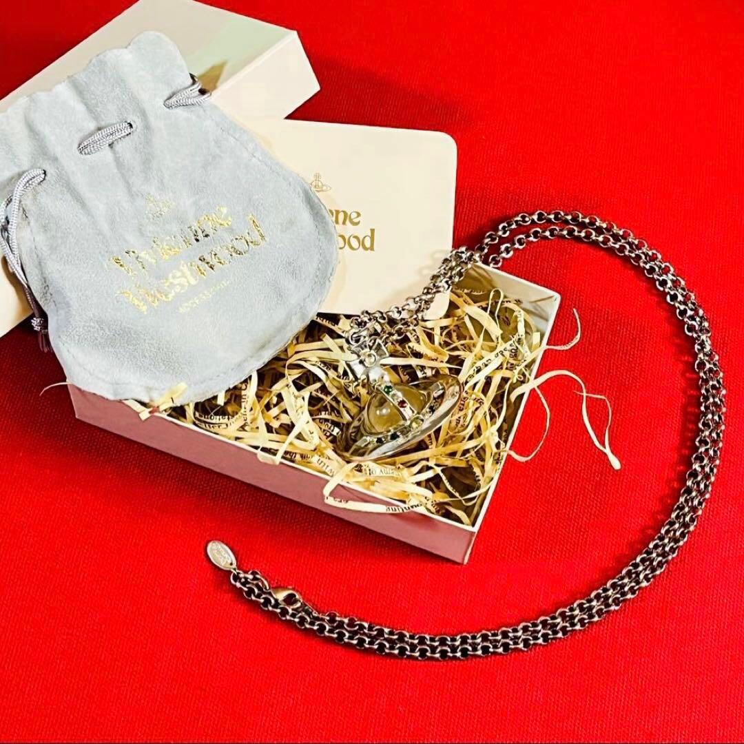 激レア✴︎旧型✴︎工房刻印入り✴︎ヴィヴィアンウエストウッド✴︎スモールオーブネックレス