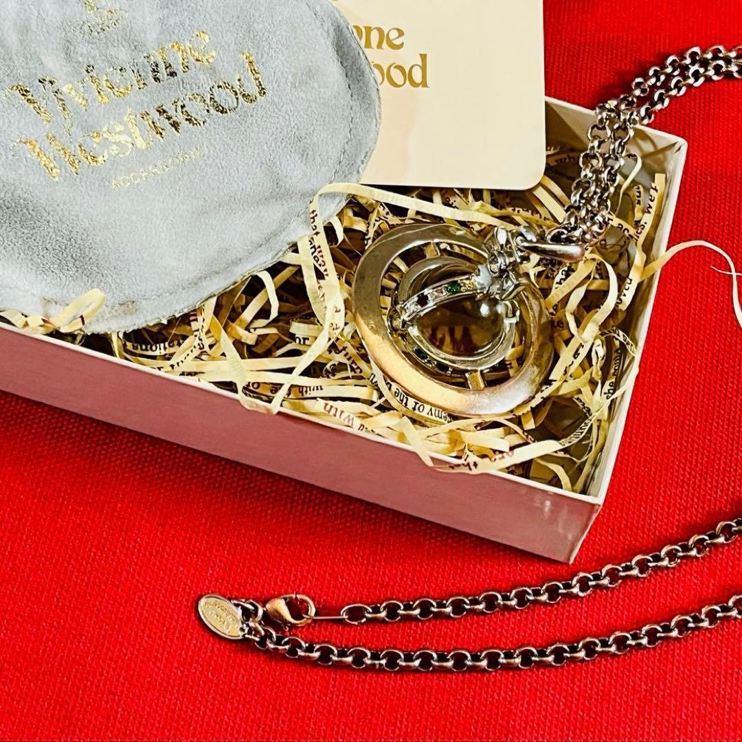 激レア✴︎旧型✴︎工房刻印入り✴︎ヴィヴィアンウエストウッド✴︎スモールオーブネックレス