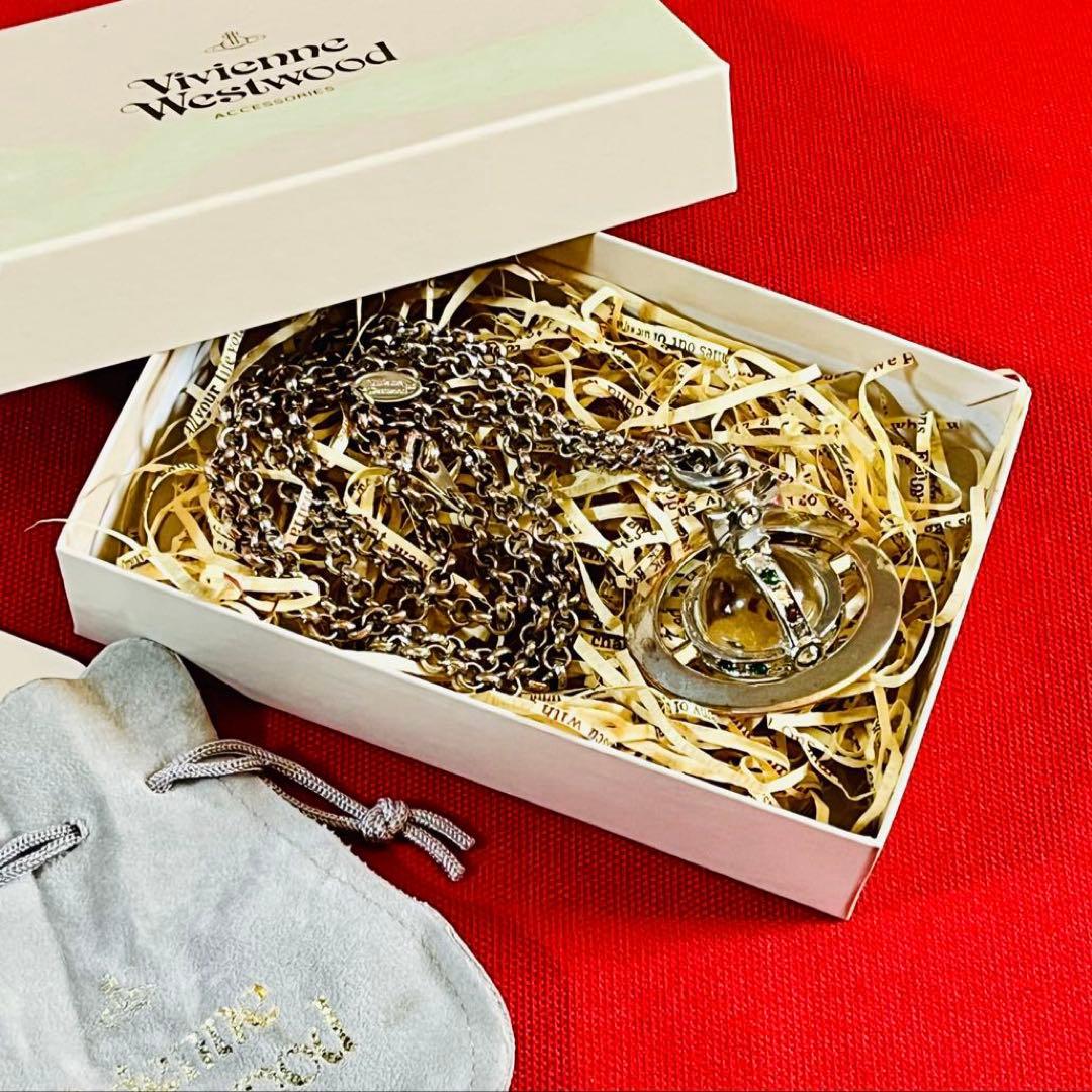 激レア✴︎旧型✴︎工房刻印入り✴︎ヴィヴィアンウエストウッド✴︎スモールオーブネックレス