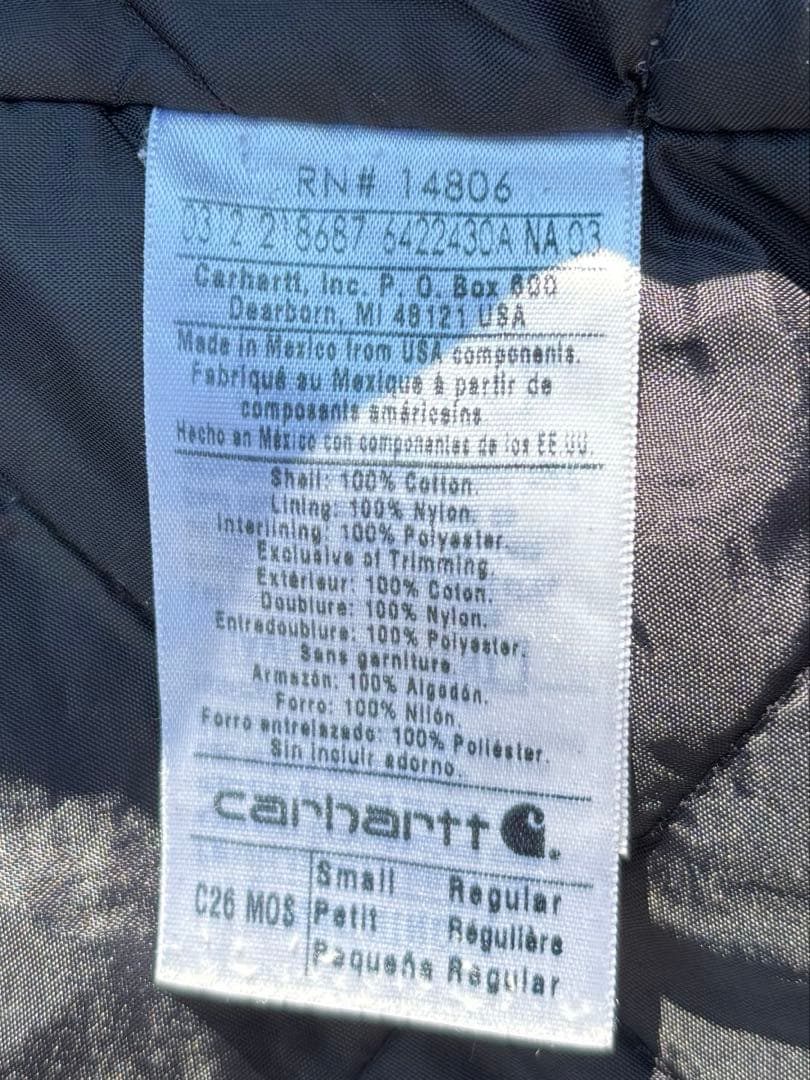 【希少サイズ】 Carhartt トラディショナルコート S C26 MOS