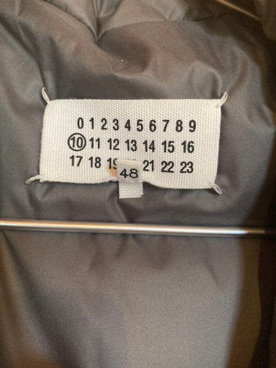 メゾンマルジェラ インナーダウン付き コート ジャケット 17AW サイズ48