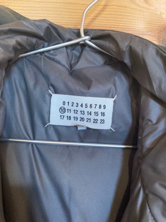 メゾンマルジェラ インナーダウン付き コート ジャケット 17AW サイズ48