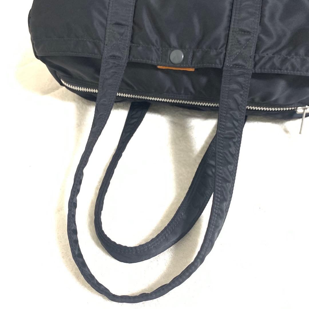 極美品 ポーター タンカー ミニボストンバッグ ダッフルバッグ Lサイズ 黒