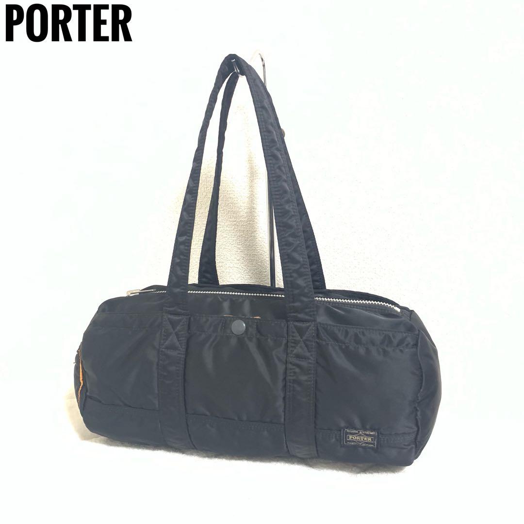 極美品 ポーター タンカー ミニボストンバッグ ダッフルバッグ Lサイズ 黒
