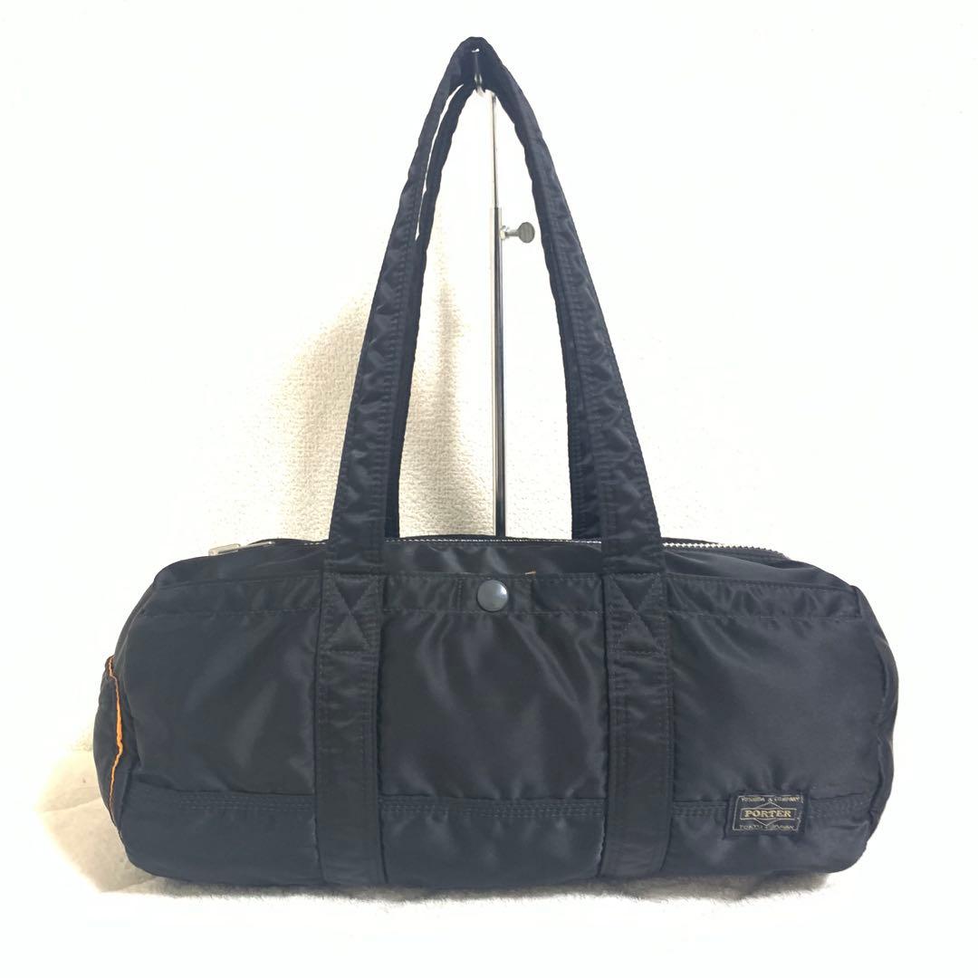極美品 ポーター タンカー ミニボストンバッグ ダッフルバッグ Lサイズ 黒