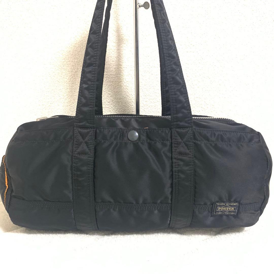 極美品 ポーター タンカー ミニボストンバッグ ダッフルバッグ Lサイズ 黒