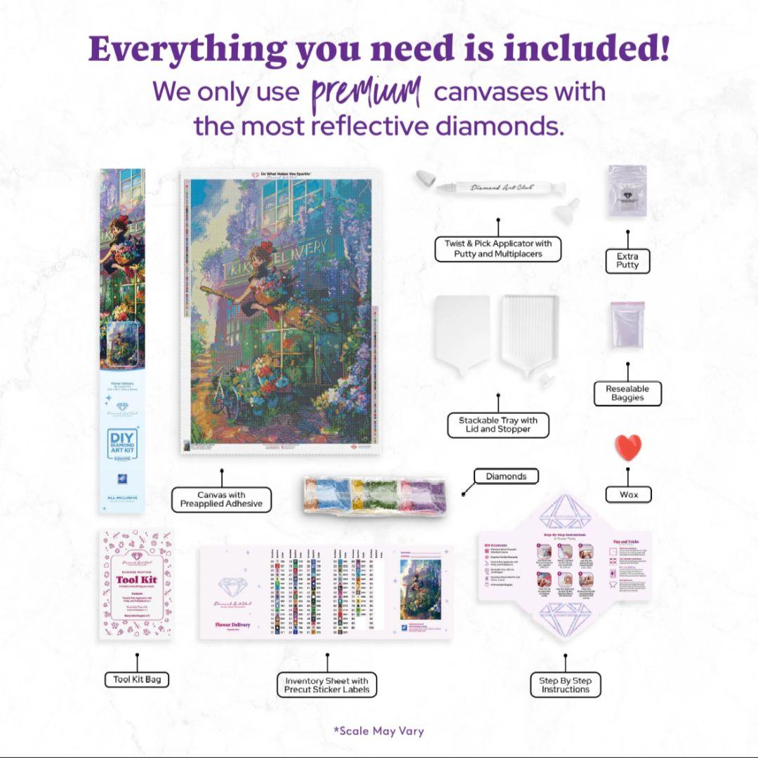 ダイヤモンドアートクラブ　Flower Delivery