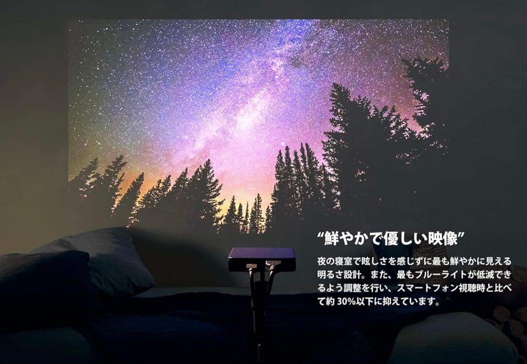 2*n様 【未使用、新品】ネクストレージ ベッドルームプロジェクター NX1