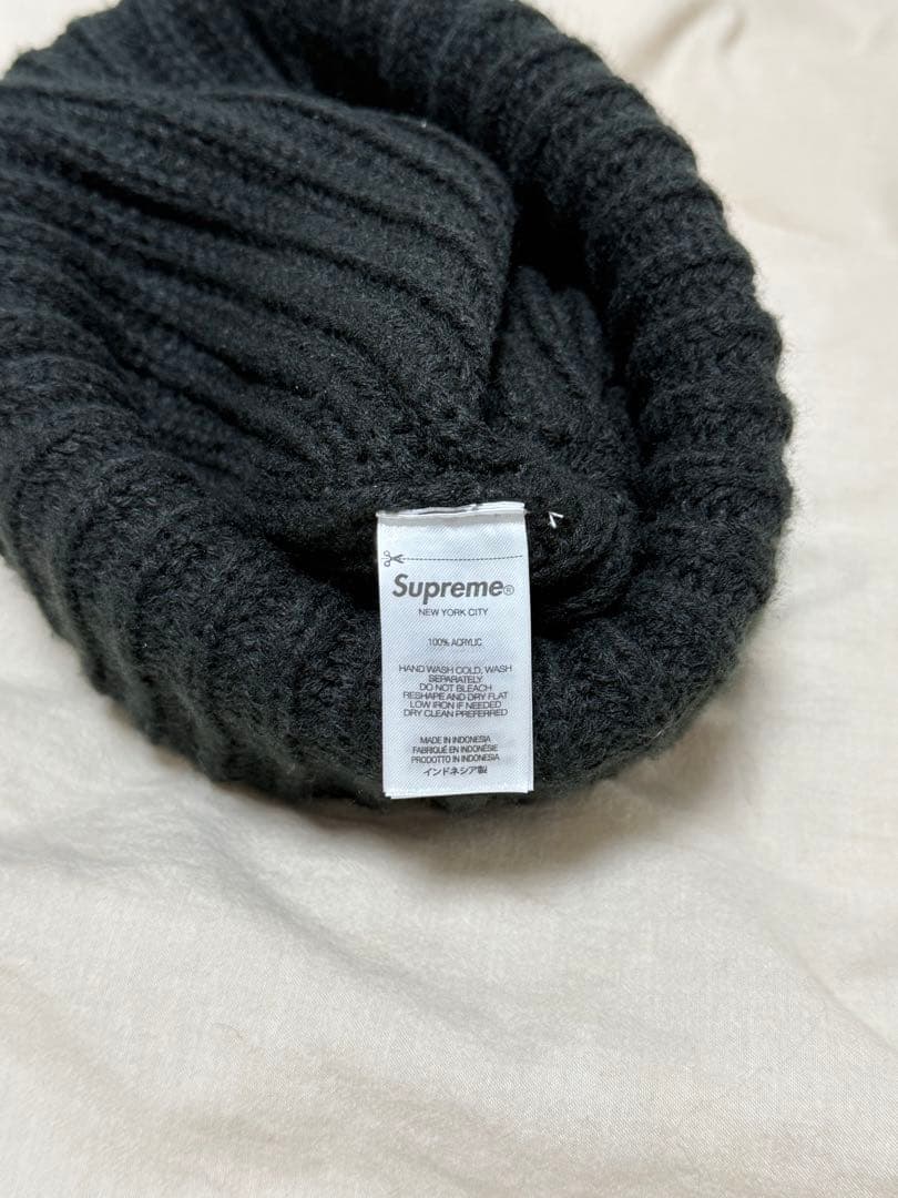 【限定値下げ】Supreme ニット帽 黒