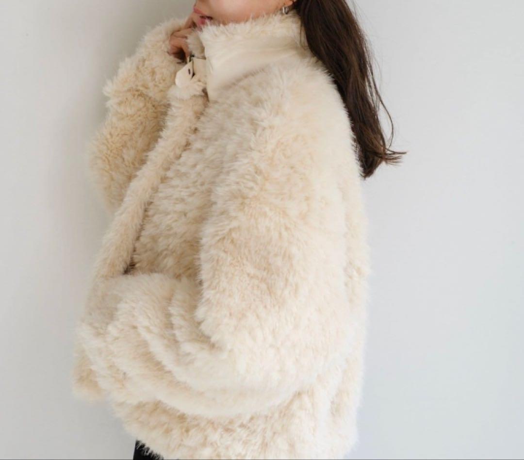 kastane カールミドルファーコート アイボリー