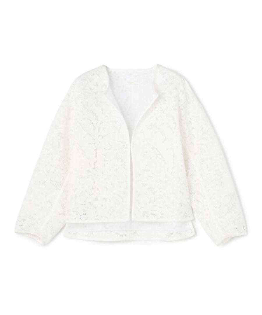 【専用】SOULEIADO コットンエンブロイダリー ブルゾン【M】