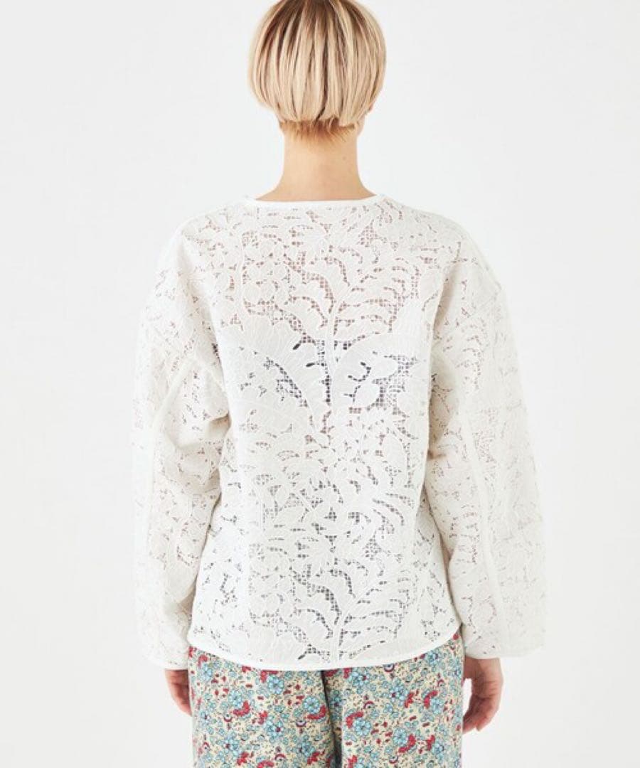 【専用】SOULEIADO コットンエンブロイダリー ブルゾン【M】