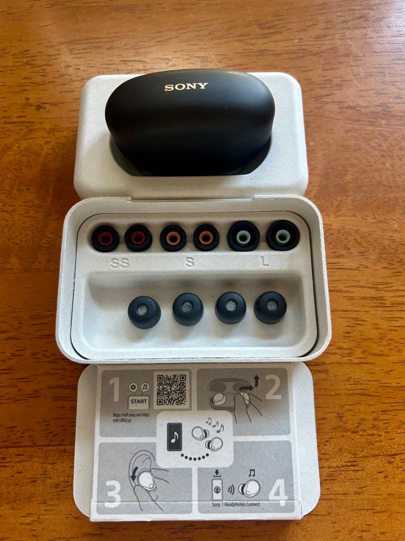 ソニー WF-1000XM5 ワイヤレスイヤホン(低反発イヤーピース付)