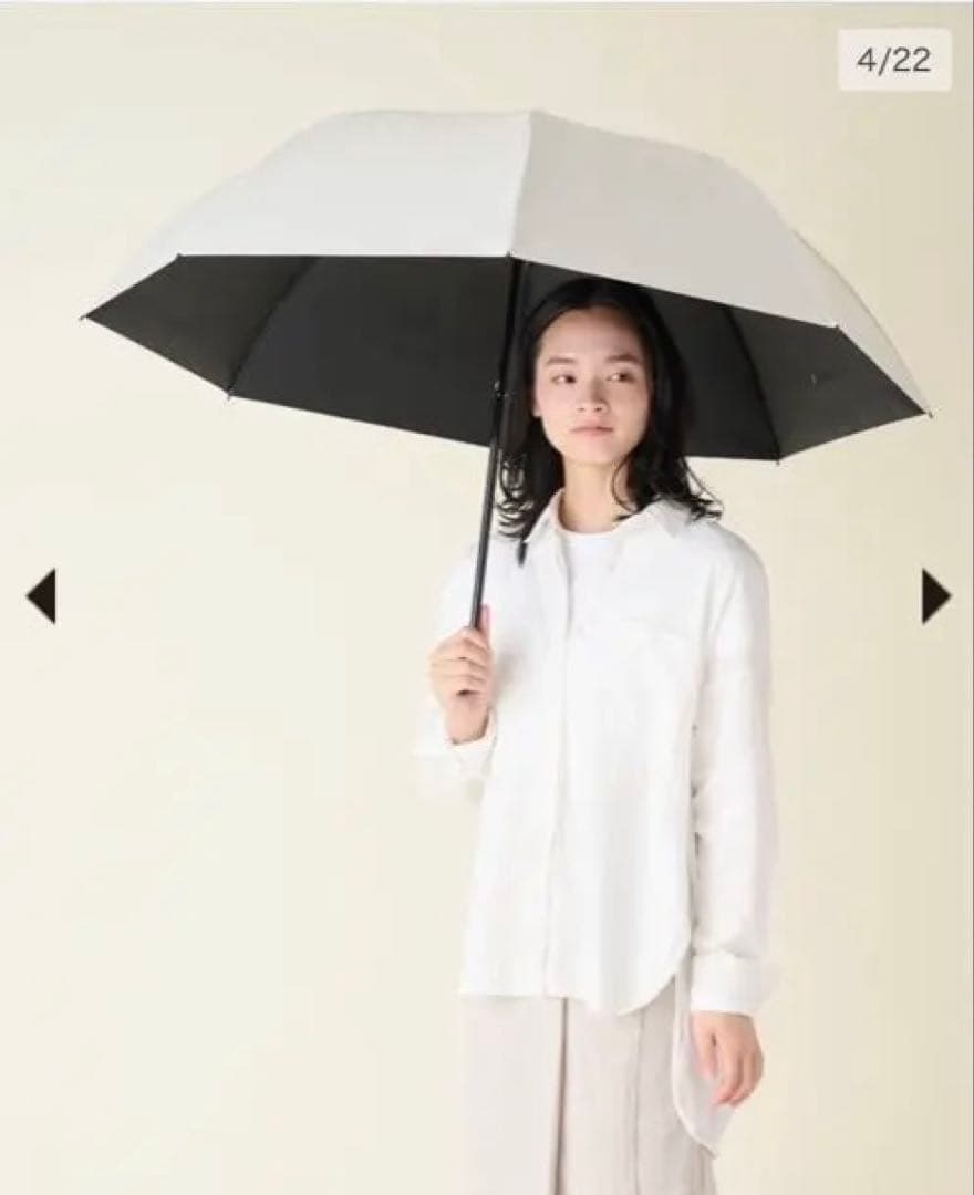 サンバリア 折りたたみ日傘 ２段折 大判 / moku 晴雨兼用