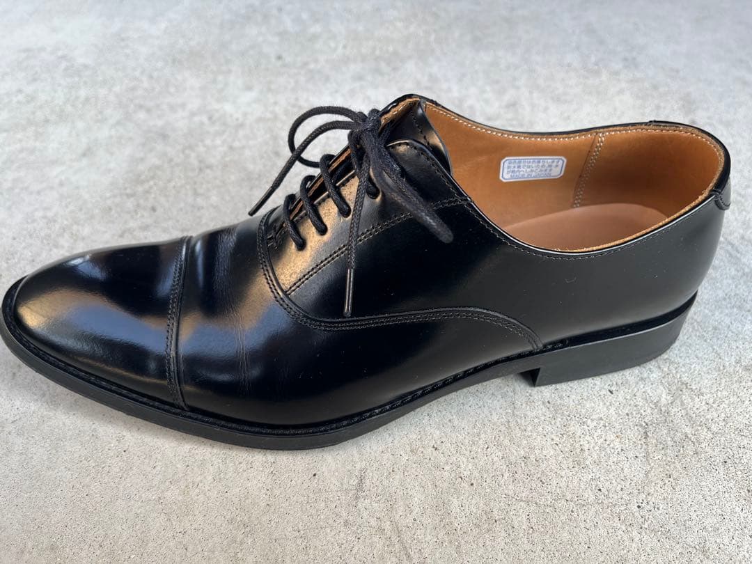 REGAL ブラック ドレスシューズ ストレートチップ