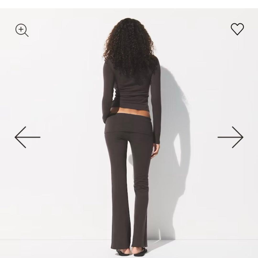 [完売品]着画有 SKIMS 限定色 フレアレギンス Ironブラウン