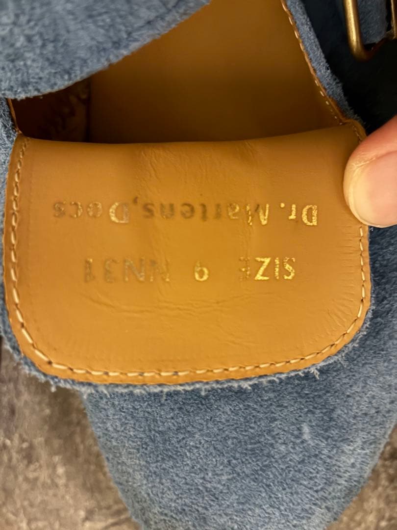 Dr. Martens サボ・クロッグサンダル ブルー 9 UK