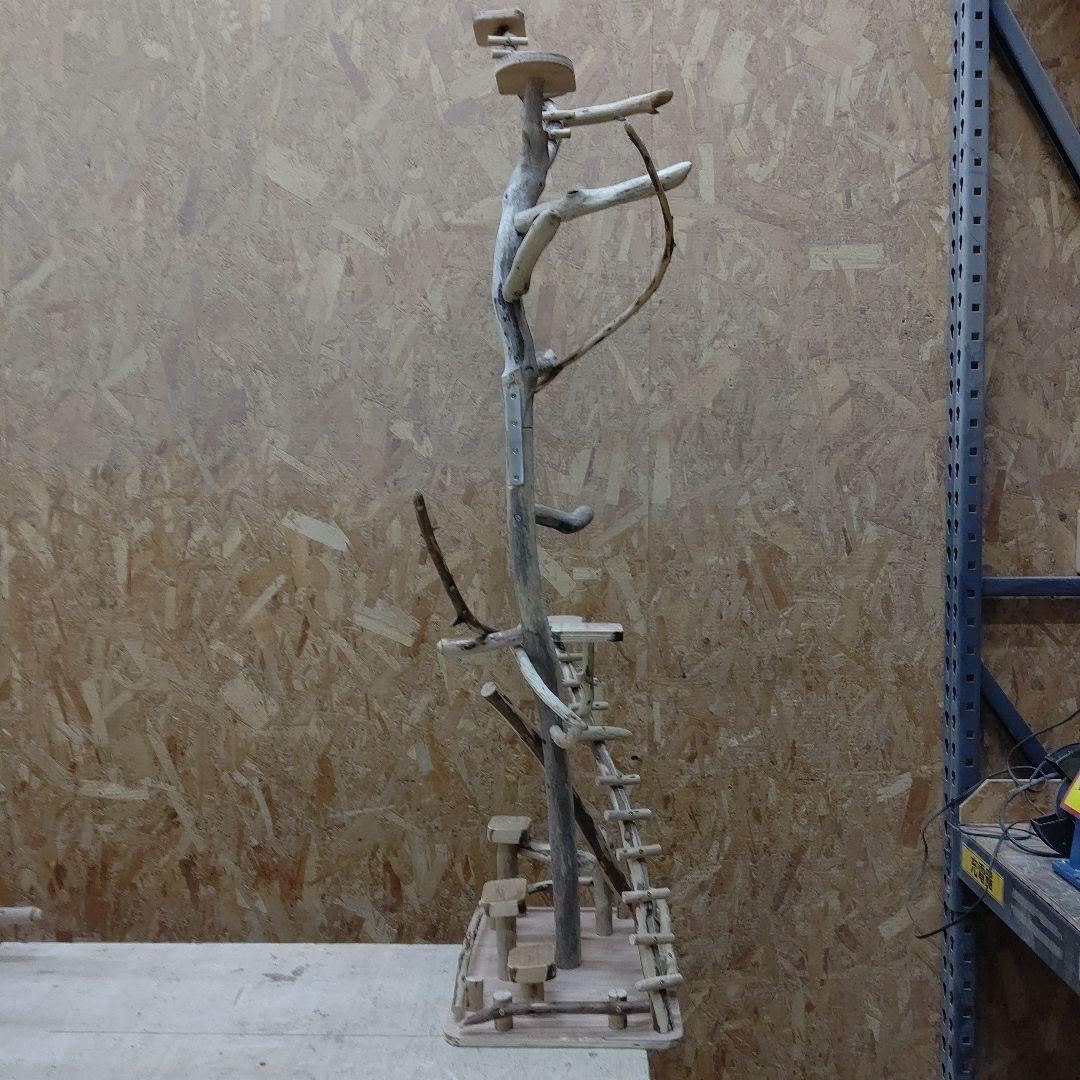 しょうた枠バードアスレチックジム大型(62) 鳥インコ止まり木、流木、