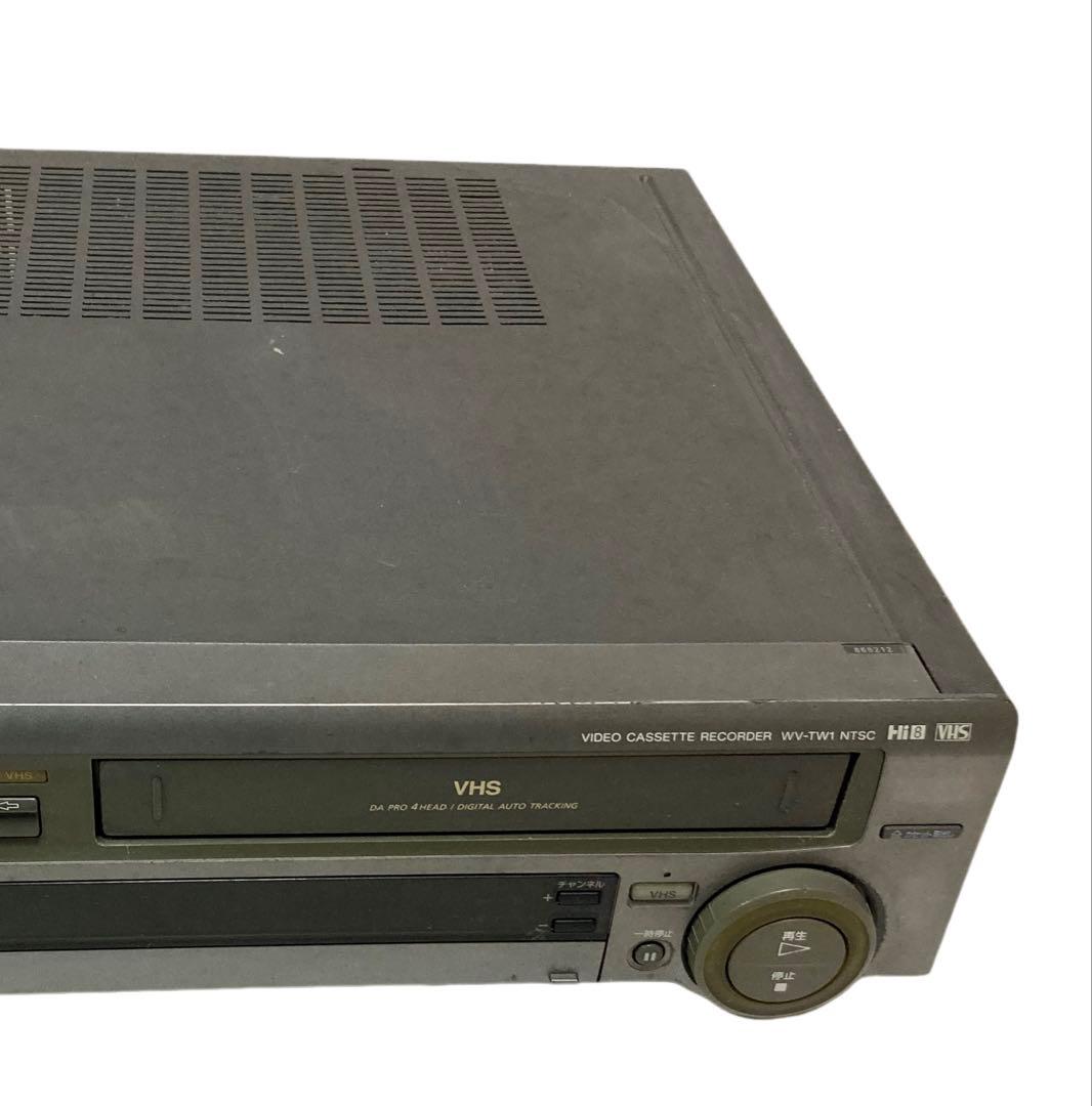 【整備済】Hi8 VHS ダブルデッキ 8mm ビデオデッキ WV-TW1