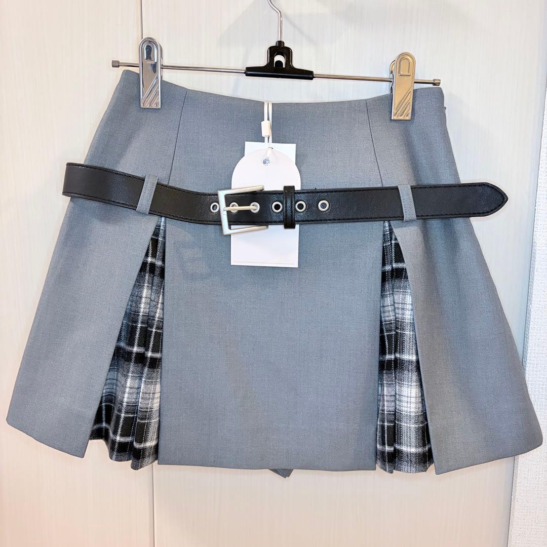 ♡ ダーリッチ Darich ♡ チェックドッキングミニスカート