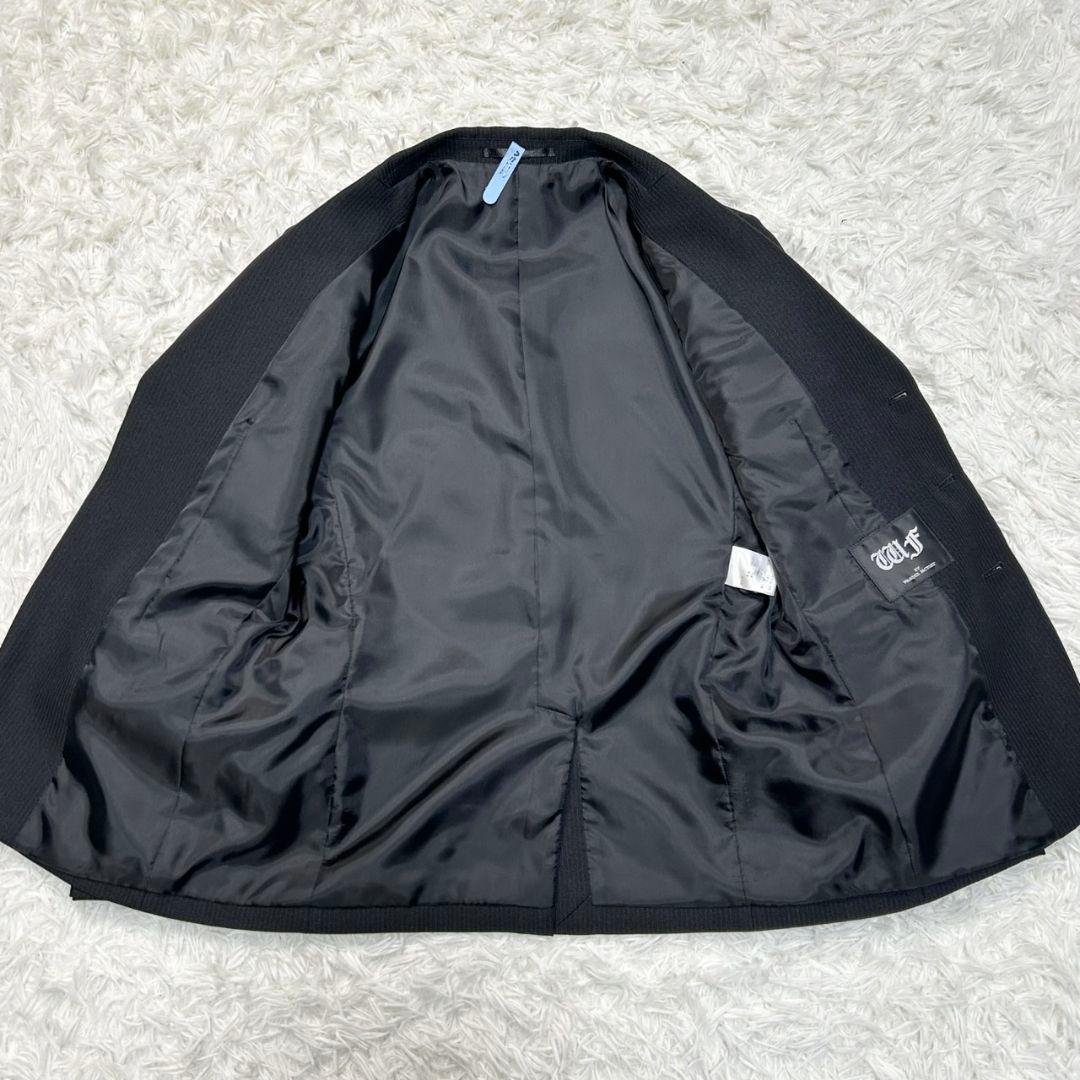 【美品】ワンダーファクトリー フォーマル スーツ キッズ 150 卒服 ブラック