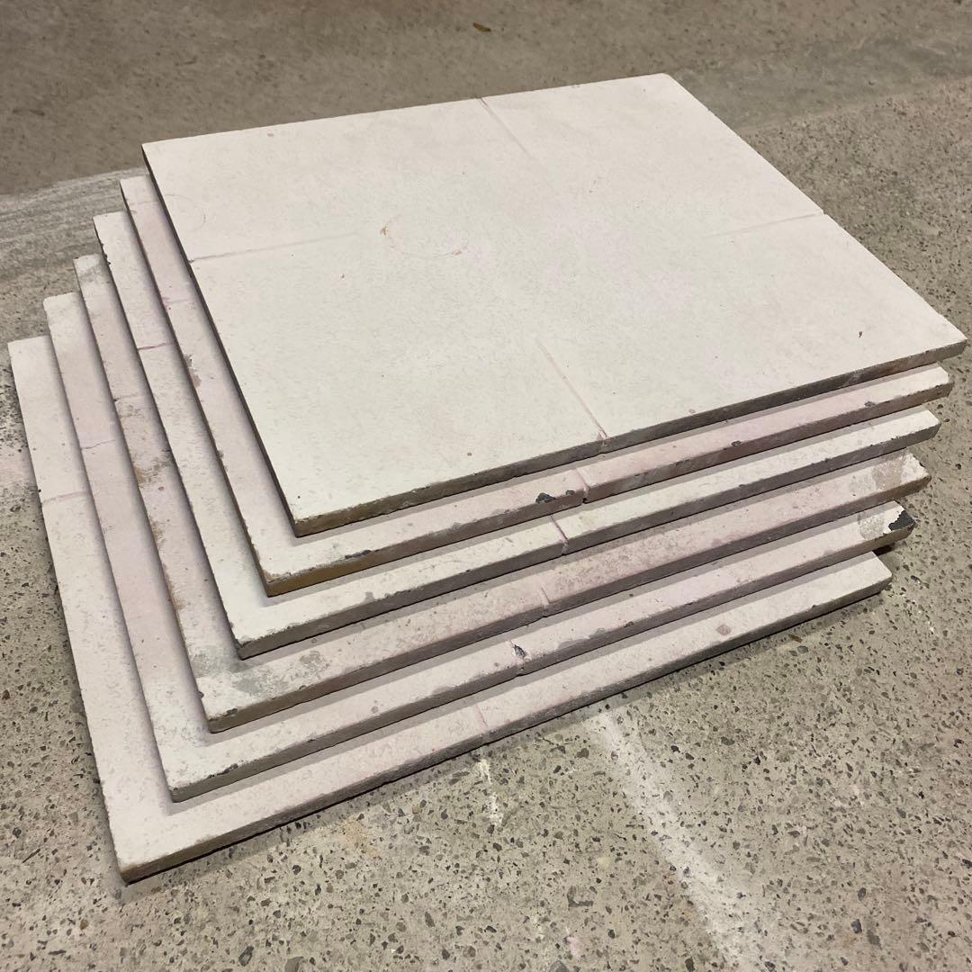 【中古品】陶芸　棚板35×30　6枚組(スリットあり)①