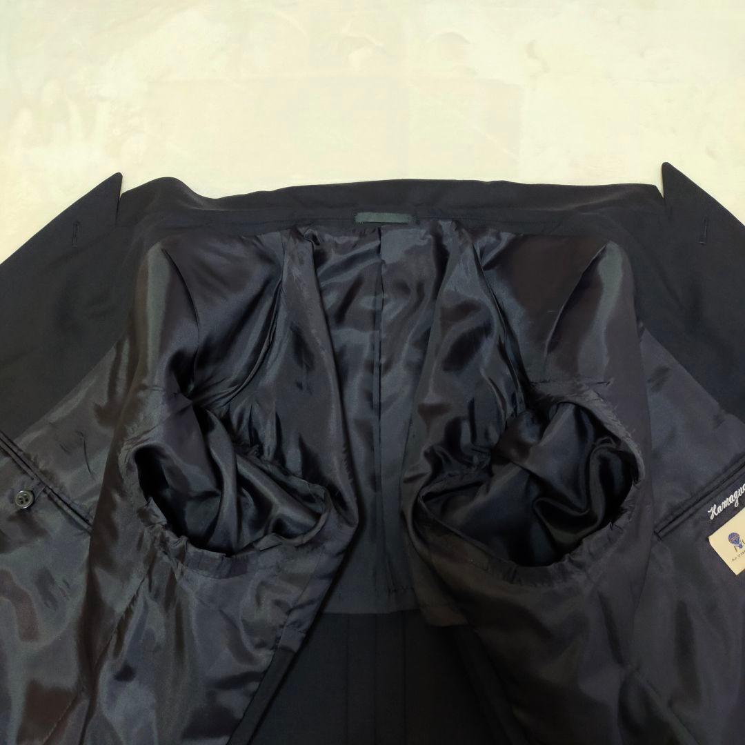 美品　五大陸　大きいサイズ　ダブルブレスト紺ブレザー　金ボタン