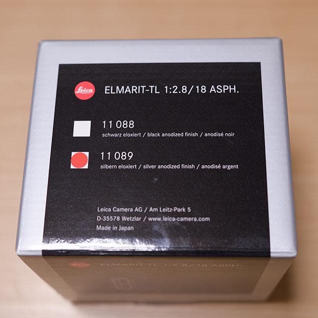 ライカ Leica ELMARIT-TL 18mm F2.8 ASPH シルバー
