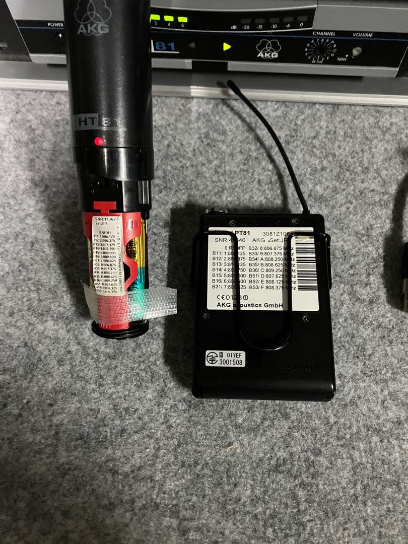 AKG SR81 HT81 PT81 B帯ワイヤレスセット