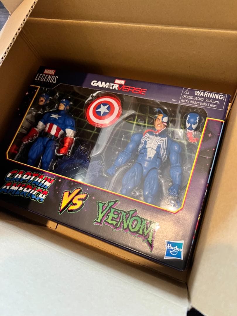 マーベルレジェンドゲーマーバース キャプテンアメリカ VS ヴェノム 2パック