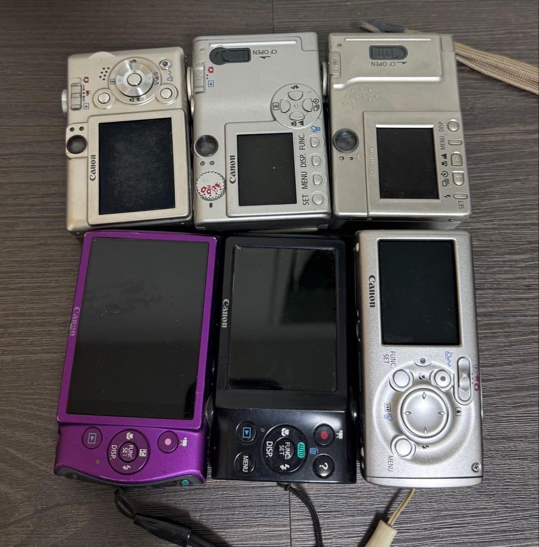 Canon デジタルカメラ 6台セット (未確認) (ジャンク品)